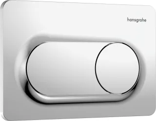 Hansgrohe iFrame Original S Betätigungsplatte für 2-Mengen-Spülung, Chrom, 66002000 66002000