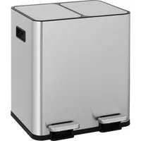 OTTO home Mülleimer Garrin, Soft Close, m. 2 Fächern, Fassungsvermögen 2x15 L bzw. 2x30 L, Mülltrennsystem mit 2 separaten Innenbehältern und Fußtrittpedalen
