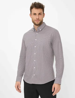 Brax Herren Hemd Style DANIEL peanut, braun, Gr. XXXL