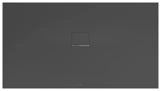 Villeroy & Boch Duschwanne Squaro Infinity (1810SQI2M) 1800x1000x40mm Quaryl Anthracite UDQ1810SQI2MV1S