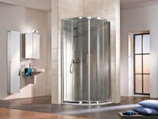HSK Favorit Gleittür Runddusche mit gebogenen Scheiben 114xxxxxx