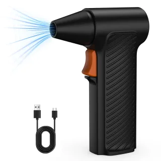 High-Speed Brushless Fan 110,000 RPM Rechargeable 2600mAh Battery Compact and Lightweight Portable Outdoor Dust Cleaning