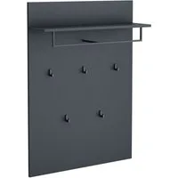 Mai & Mai Wandgarderobe Garderobenpaneel Hakenpaneel mit Ablage und 5 Haken Gabo-01