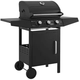 Juskys Gasgrill, Schwarz, Metall, 110x132x53 cm, Grills & Outdoor-Küchen, Gasgrills