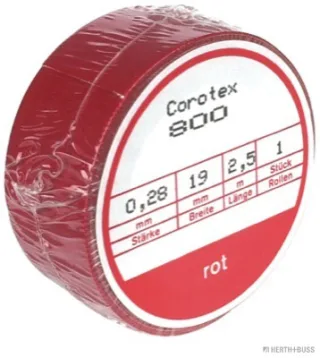 HERTH&BUSS Isolierband, 19 mm x 0,28 mm, 2,5 m rot - 50272055