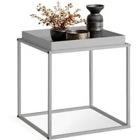 tectake Beistelltisch Cambridge (1-St., 1 tlg), Stapelbarer Beistelltisch im trendigen Retro-Look