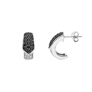DIADEMA - Ohrringe - Schwarz & Weiß - Love Jewelry Kollektion