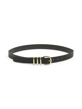 PIECES - PCLEA JEANS BELT NOOS WB PU Black - Gr. - 75