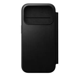 Nomad Modern Leather Folio iPhone 17 Pro Black