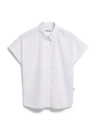 Armedangels - Locker geschnittene Bluse - Larisaana weiß - Gr. - M