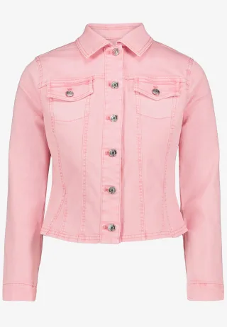 zero - Jeansjacke tailliert mit Knopfleiste bridal rose - Gr. - 36