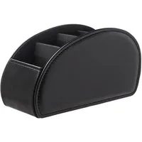 FELIXLEO Fernbedienungshalter Fernbedienungshalter Leder Mit 5 Fächern Desktop Organizer, (1-tlg)