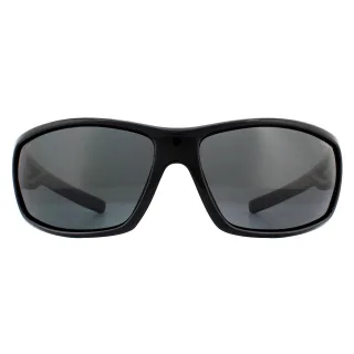 Polaroid Sport Wrap Mens Schwarz Grau Polarisierte Sonnenbrille