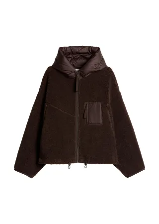 Marc OPolo DENIM - Teddyjacke regular Espresso Brown - Gr. - S