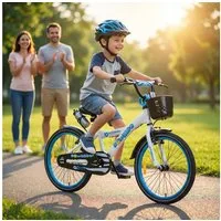 Actionbikes Motors Kinderfahrrad Kinder Fahrrad BMX Donaldo inkl. Korb, 1 Gang, ohne Schaltung, (V-Brake-Bremsen, Luftbereifung, Schutzbleche)