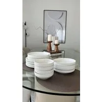 EKA Geschirr-Set Mimoza Teller-Set (24-tlg), Porzellan