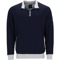 Hajo Sweatshirt Sweatshirt allover strukturiert mit Eingriffstaschen in stay fresh-Qua