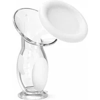 COOL-i ® Handmilchpumpe Manuelle Silikon Milchpumpe 110 ml BPA frei, tragbar, leise, Milchauffangbehälter, leicht zu reinigen