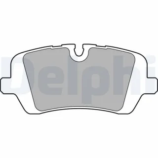 Delphi Bremsbel?ge hinten Land Rover Defender Discovery Range LP2508
