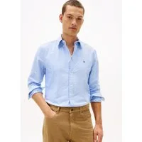 Tommy Hilfiger Langarmhemd OXFORD DOBBY Button-down-Kragen, regular fit, Businesshemd