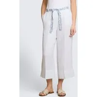 TOM TAILOR 7/8-Hose Hosen & Chino Culotte Hose mit Leinenanteil