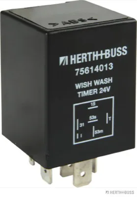 HERTH&BUSS Relais, Wisch-Wasch-Intervall, 24 V, 2 A, 6 pins - 75614013
