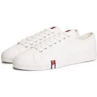 Tommy Jeans ARCHIVE VULC Y2K Sneaker Freizeitschuh, Halbschuh, Schnürschuh mit Logoflagge im Plateau