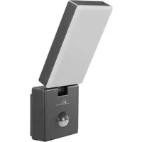 Maclean LED Außen-Wandleuchte MCE516 rechteckige Wandlampe mit Bewegungsmelder, LED fest integriert, neutralweiß, 10 W 800 lm IP65 für Garten, Terrasse und Hauseingang