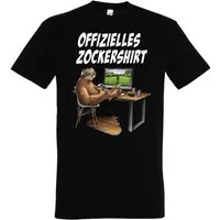 Youth Designz T-Shirt Herren Offizielles Zockershirt mit lustigem Gaming Frontprint