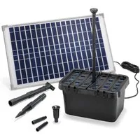 esotec Teichfilter 25/875 Solar Unterwasserfilter-Set Pumpe 875l/h Solarmodul 25Wp 100902 (Komplettset)
