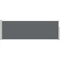 vidaXL Seitenmarkise Ausziehbare Seitenmarkise 500 x 100 cm Polyester Rechtwinklig (1-St)