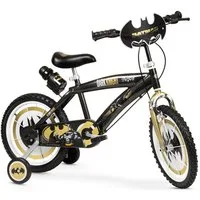 Toimsa Bikes Kinderfahrrad 16 Zoll Kinder Jungen Fahrrad Kinderrad Rad Bike Batman 16913 Toimsa, 1 Gang, Stützräder, Trinkflasche