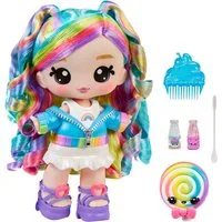 YUMMILAND Anziehpuppe Yummiland Large Doll + Lip Gloss Pet- Rainbow (Skyler Rainbow Belt), duftend