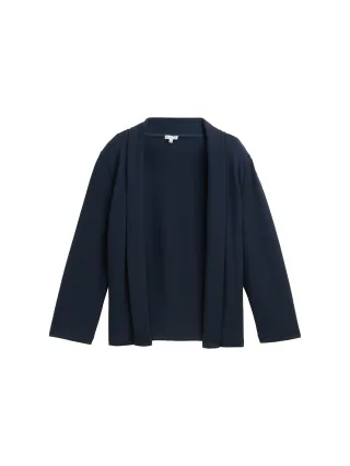 Tom Tailor - Cardigan mit Schalkragen sky captain blue - Gr. - M