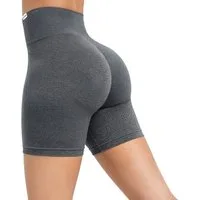 Smilodox Shorts Amaze Pro, Shaped Fit Push Up Booty Radlerhose V-Shape Seamless High Waist Hotpants Scrunch-Effekt Squatproof Gym Yoga Alltag