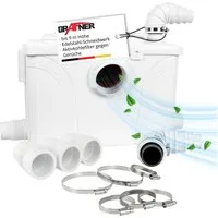 Grafner Hebeanlage WC Hebeanlage mit Schneidwerk 700W 140L/min, 140l/h Fördermenge