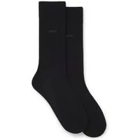BOSS Socken 2P RS Uni WO (Packung, 2-Paar, 2er Pack) mit eingesticktem Markenlogo