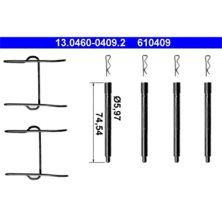 ATE Zubeh?rsatz f?r Bremsbel?ge Peugeot 406 605 607