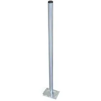 PremiumX SAT-Halterung Standfuß 100cm Ø 38mm Stahl SAT Antennenmast Mastfuß