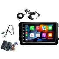 DSX Kenwood Moniceiver DAB BT Apple Car Play Android Auto für VW Caddy IV Autoradio (DAB)