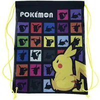 POKÉMON Turnbeutel 40 × 31 × 1 cm Sportbeutel Kinder mit Kordelzug für Schule