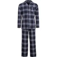 Henry Terre Pyjama Pyjama Set Langarm - Kent Karo allover