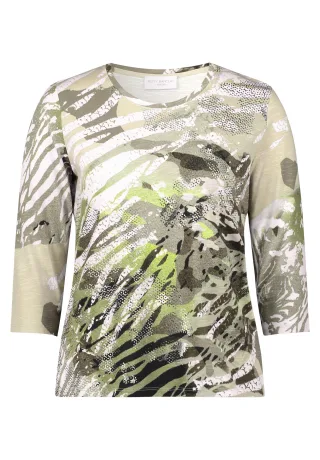 betty barclay - so cosy - - Basic Shirt Khaki - Gr. - 42