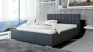 Polsterbett Bett Doppelbett GIANO Deluxe 200x200cm inkl.Bettkasten