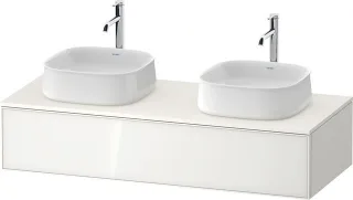 Duravit Zencha Konsolenwaschtischunterbau wandhängend Weiß n/a & Supermatt 1300x550x281 mm - ZE4813B ZE4813B64840000