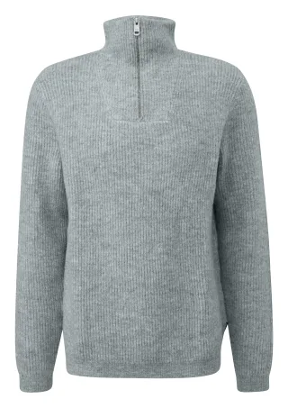 qs - Strickpullover grau - Gr. - XXL