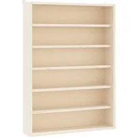 vidaXL Regal Sammlervitrine aus Holz mit 6 Regalen 40x8,5x55 cm, 1-tlg.