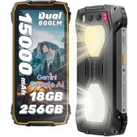 blackview BV7300 256GB 800LM Campinglicht handy Ohne Vertrag Outdoor Smartphone (6,67 Zoll, 50 MP Kamera, 15000mAh, 45W, 50MP, 32MP, 20MP, 6,67", NFC)