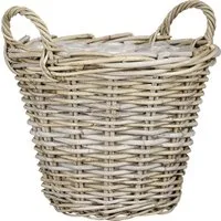 Mica Decorations Pflanzkübel Mica Decorations Korb Marcia Rattan Ø 40 x 30 cm