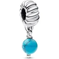 Pandora Charm-Einhänger 793901C01, Anhänger Silber Türkisfarben